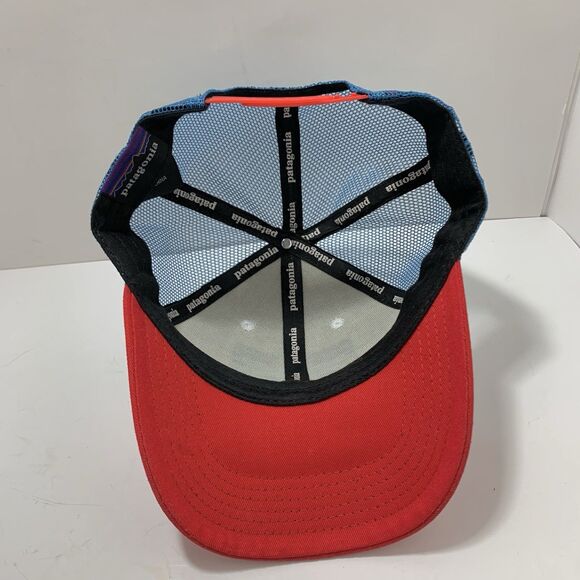 Patagonia Frostbite Series Embroidered Mesh Snapback Hat Cap One Size Adjustable - Picture 6 of 12